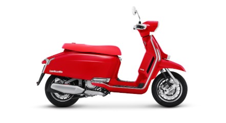 Lambretta G350 Series II Roller in Rot, Remaster Collection bei Inbike